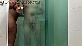 Young Guy Surprises Me On All Fours In The Shower