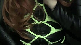 Latina Slut Bound In Bondage For Femdom Assfucking Humiliation!