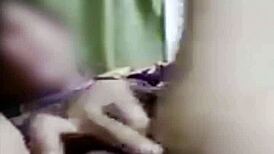 Cum twice by video call sex with her aisagirl