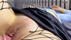 Closeup fuck shaved pussy creampie 😍
