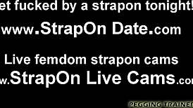 Get ready for a rough pegging session with my strapon