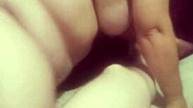 stacy sucks my cock, stokes it, sits on it, then i missonary fuck her and cum on tummy