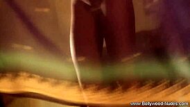 exotic brunette rips clothes in sensual striptease