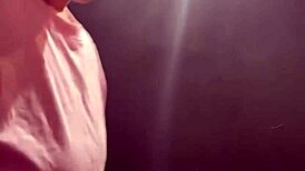 Public tits play with tight nipple clamps!