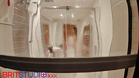 you watch your neighbour strip naked in the bathroom shower