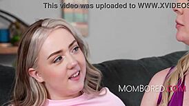 my girlfriend joins taboo family for threesome with milf mother-in-law