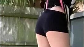 Girl's Super Wedgie Compilation With Teasing Moments