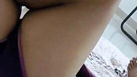 Beautiful step cousin step sister fucking by step brother in office