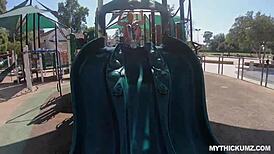 Feeling The Intense Pleasure Of Juicy Booty Bouncing On Monster Cock