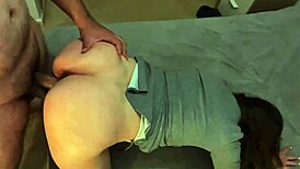 I fuck my stepdaughter doggystyle while her boyfriend waits.