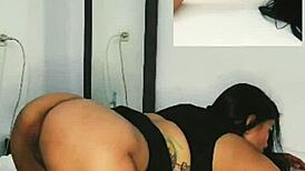 Want to cum watching my face and ass? Double pleasure! 😏