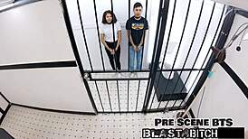 michelle anderson bent over for doctor in latex backstage