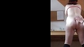 Slave her flagellation and submission for the gagged housewife in bondage