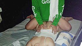 This hot Asian chubby pregnant Pinay is having sex in the hotel part 5 😍