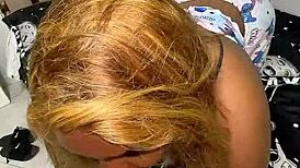 Stepsister invites passionate creampie