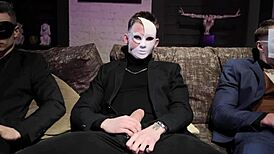 I saw this skinny 18yo teen with big tits and narrow waist get a gang bang, it was so intens.