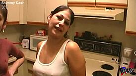 18yo teen 18+ native american girlfriends tag team blowjob big black cock for fun. Hairless and group pov