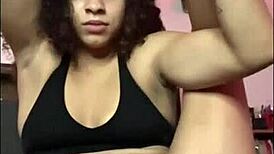 i got horny while stretching on my bed and started masturbating with dildo