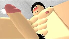 Roblox Guy Interacts With Big Tits Girl In Game
