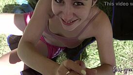 i risked a camping blowjob with the girl next door