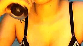 horny colombian playing with her dildo in a m shower maquinasperfectas