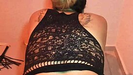 my follower bent me over in the red room for anal