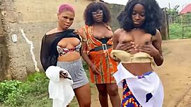 Watch these African queens finger each other roughly