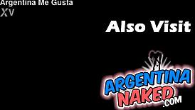 Babe with huge puffy cameltoe and big round ass