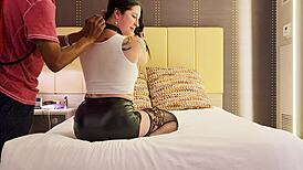 Married pussy stretched and filled raw by massive BBC lover!