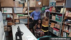 i fuck sexy ebony teen in doggystyle for stealing