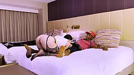 Married pussy stretched and filled raw by massive BBC lover!