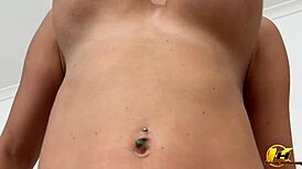 amateur milf bounces huge natural tits in slow motion showing nipples clearly