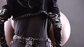 Big furry fetish with huge ass and tits