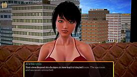 My New Family 334: Brunette with Big Ass and Tits Takes Monster Cock