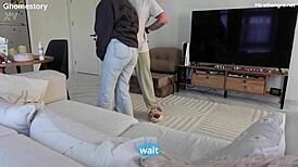 her stepfather punished her in ass for skipping classes