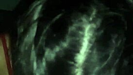 Debora prado gives deep blowjob to her friend at night