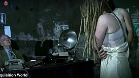 Cute Dreadgirl Interrogated In Bondage!
