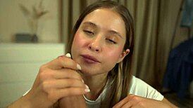 Drop it lets fuck dads new girlfriend rides my cock pov