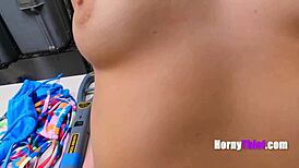 the bikini shoplifter chloe rose gets punished by the old burglar in the office