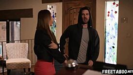 I'm Nicole Doshi, cheating by riding my boyfriend's brother's big cock behind his back