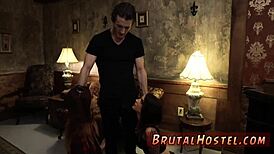 Felicity in hard bondage gangbang