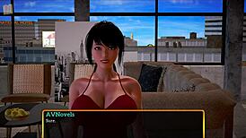 My New Family 334: Brunette with Big Ass and Tits Takes Monster Cock