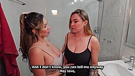 Plumber Shares Cock with Bisexual Lesbian Couple on Anniversary