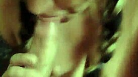 Amateur Wife Practices Deepthroat Blowjob and Tit Play in Homemade Close-Up Scene