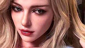 realistic uloversdoll blonde sex doll gets fucked in detailed narrative
