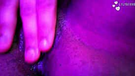 Juicy Student Climaxes With Close-Up Fingering Of Her Huge Ass And Tight Pussy