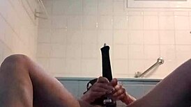 slave girl rips clothes for outdoor masturbation