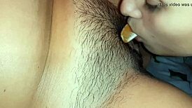I feed her tangerine from my pussy and cum lesbian illusion girls