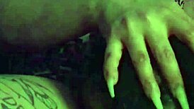 Lick that pussy, she says to the canadian german italian mexican interracial tattooed babe