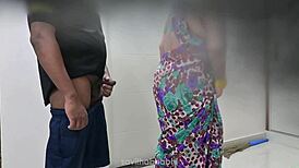 telugu andhra maid having fun with landlord's monster cock